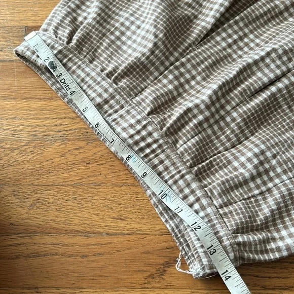 Hollister School Girl Plaid Ultra High-Rise A-Line Mini Skirt Size Small - Picture 6 of 12